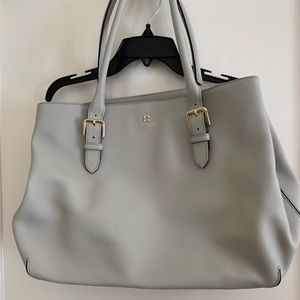 Gray Kate Spade purse